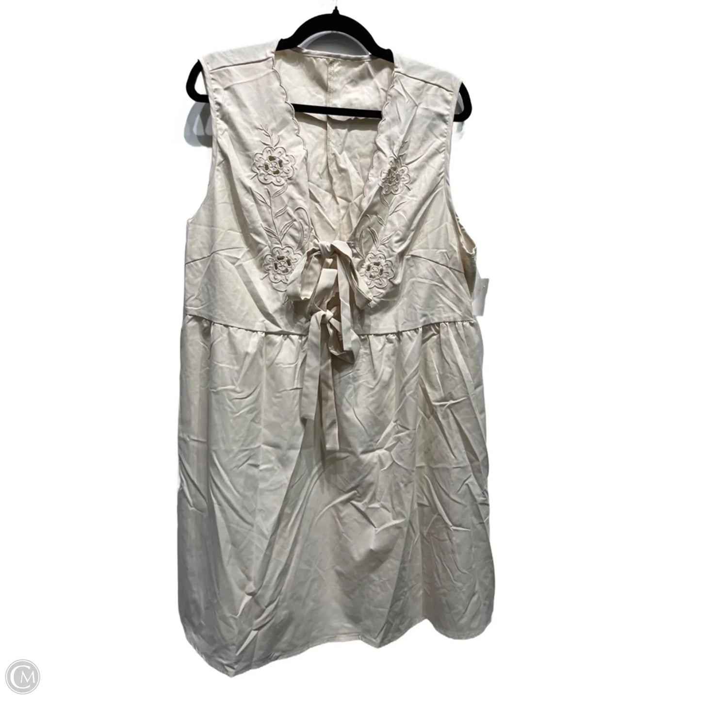 Dress Casual Short By Shein In Cream, Size: 2x