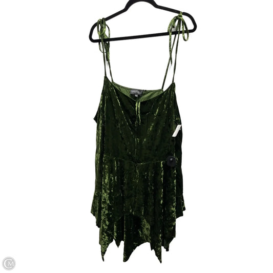 Tunic Long Sleeve By CURRENT MOOD In Green, Size: 2x