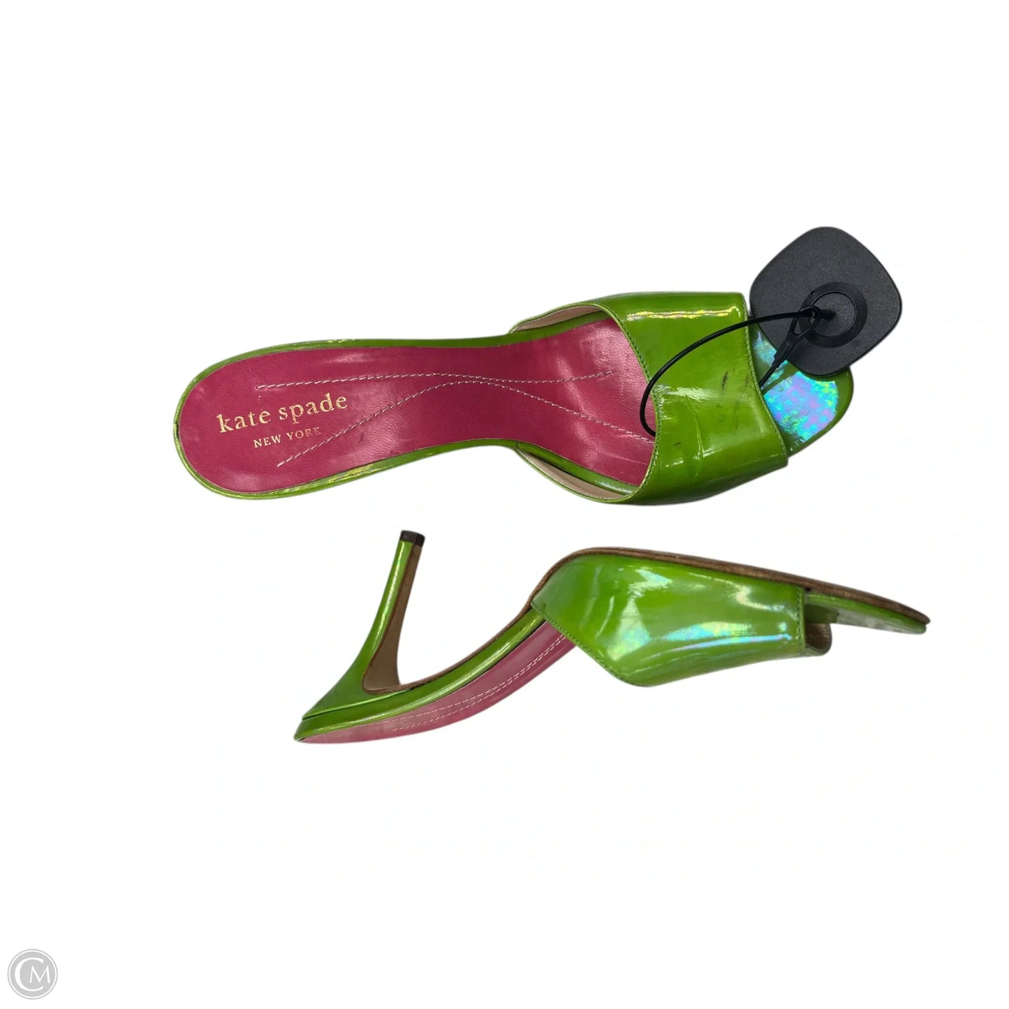 Sandals Designer By Kate Spade In Green, Size: 7.5