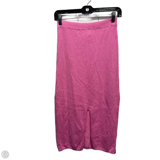 Skirt Midi By Free People In Pink, Size: M