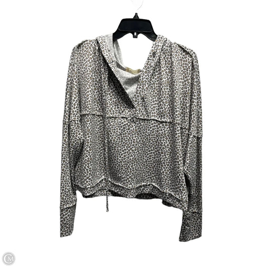 Top Long Sleeve By Altard State In Animal Print, Size: L