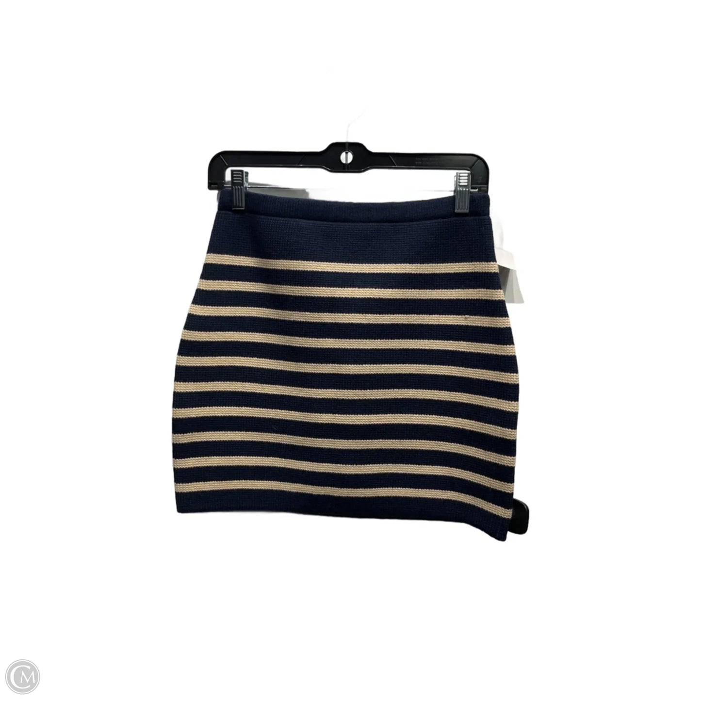 Skirt Mini & Short By English Factory In Blue & Tan, Size: S