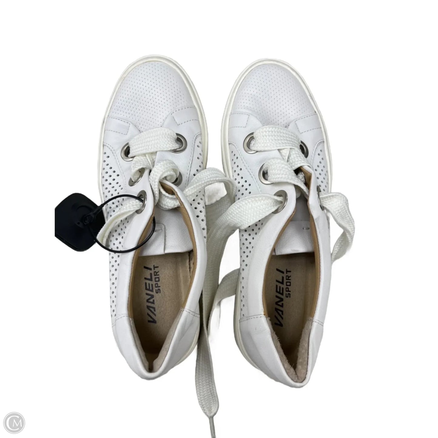 Shoes Sneakers By Vaneli In White, Size: 7.5