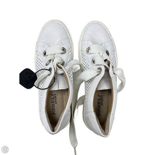 Shoes Sneakers By Vaneli In White, Size: 7.5