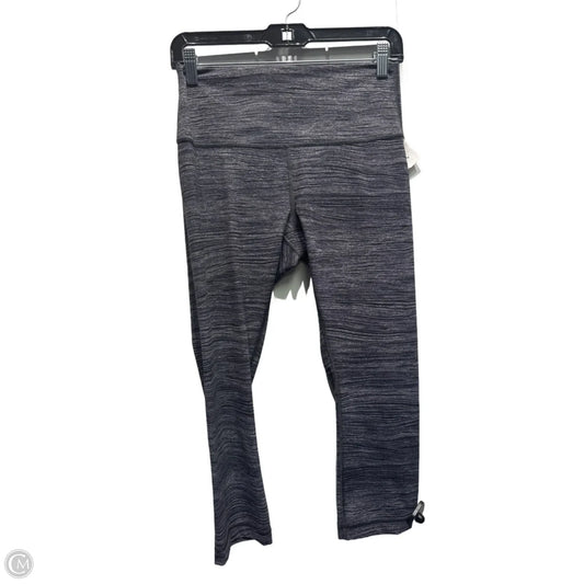 Athletic Capris By Lululemon In Black & White, Size: 8