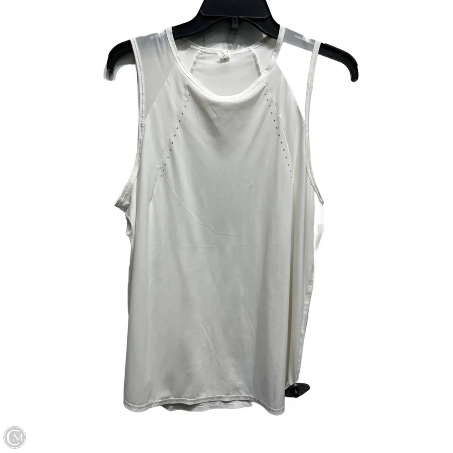 Athletic Tank Top By Lululemon In White, Size: 8