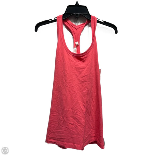 Athletic Tank Top By Lululemon In Coral, Size: 8