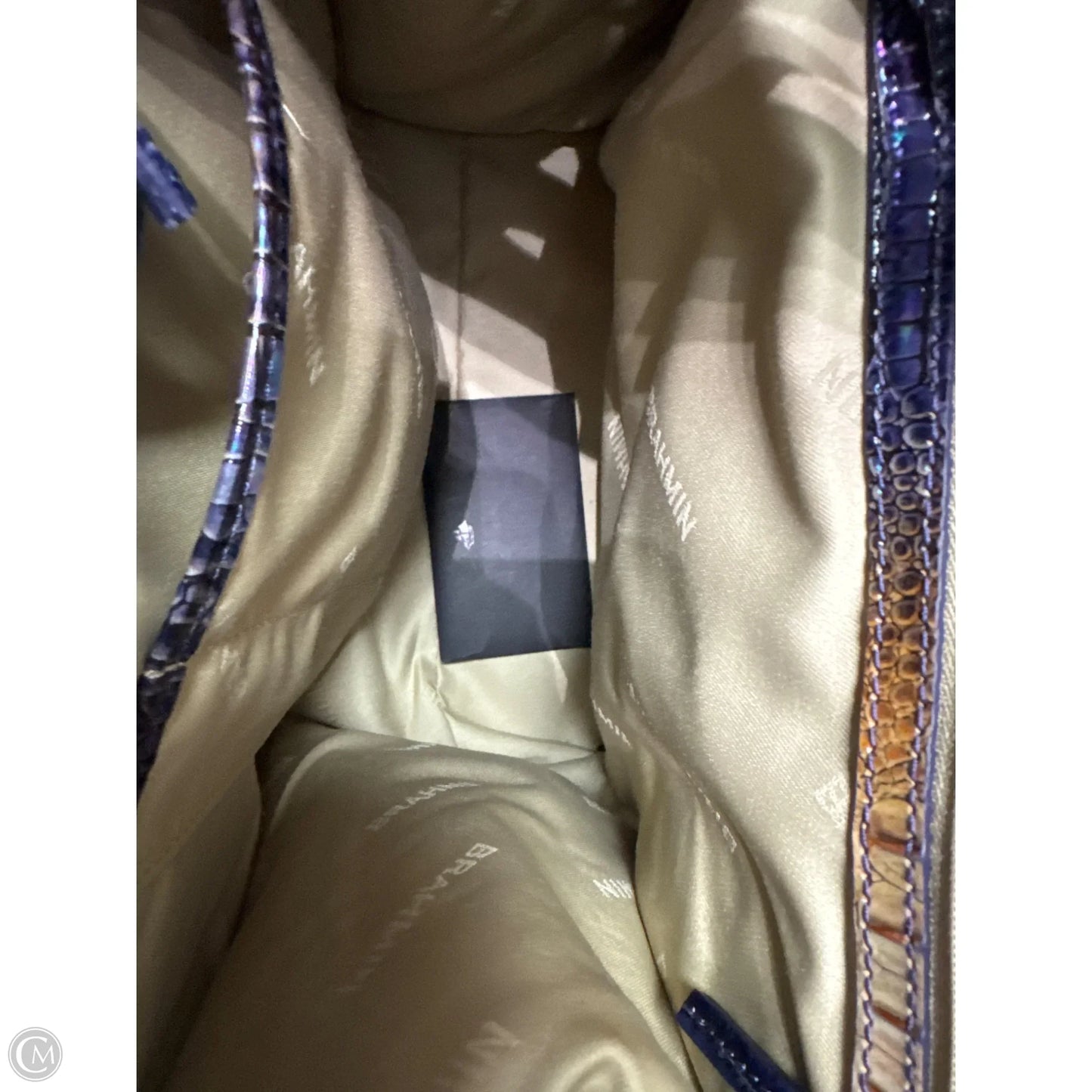 Handbag Designer By Brahmin, Size: Medium