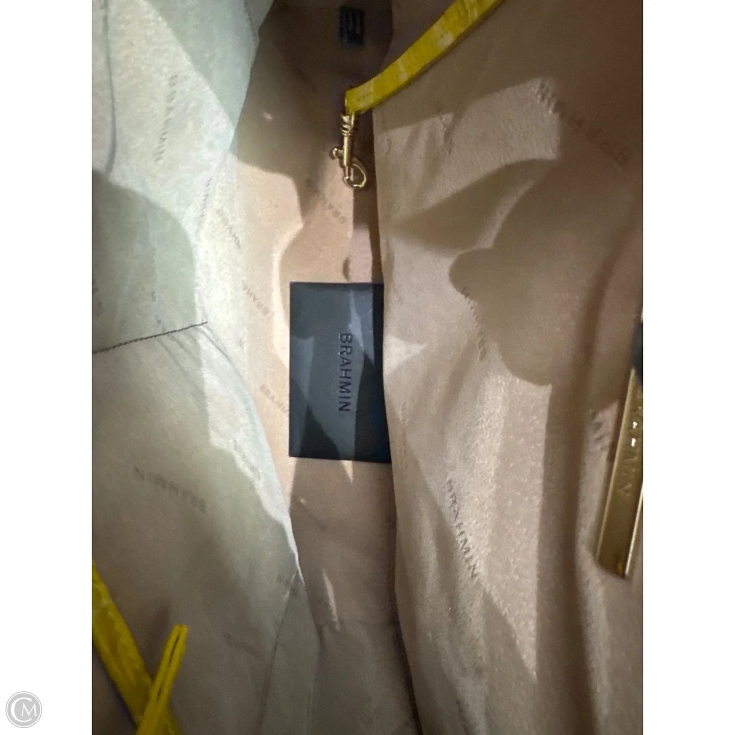 Handbag Designer By Brahmin, Size: Large