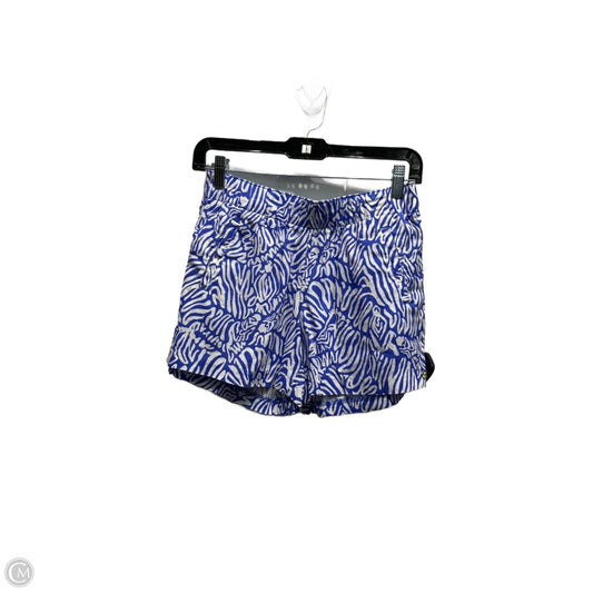 Shorts Designer By Lilly Pulitzer In Blue & White, Size: Xs