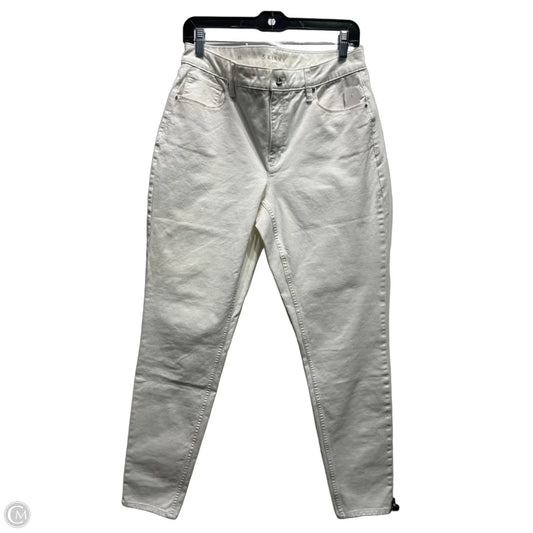 Jeans Skinny By White House Black Market In White, Size: 8