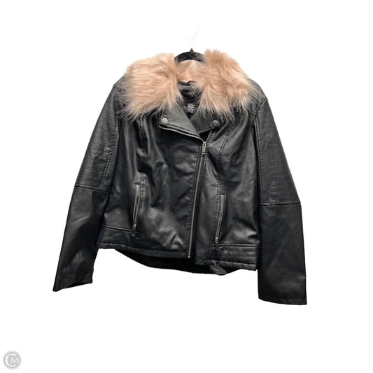Jacket Other By miss lilli In Black & Pink, Size: Xl
