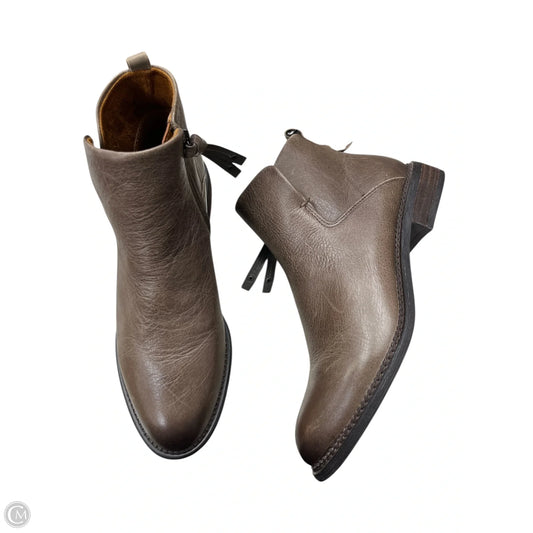 Boots Ankle Flats By Franco Sarto In Taupe, Size: 8.5