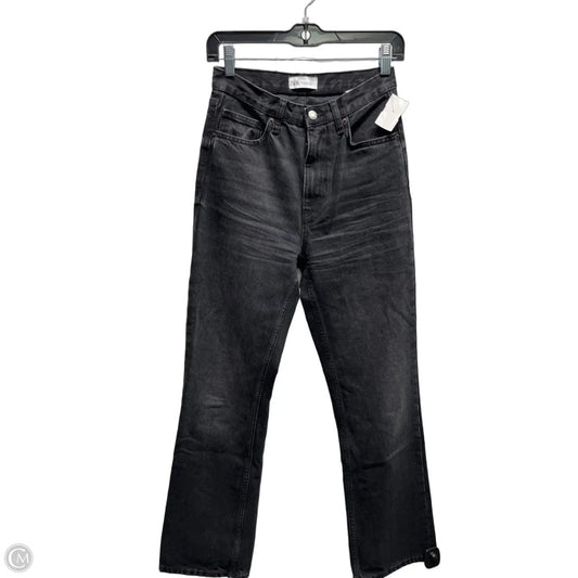 Jeans Straight By Zara In Black, Size: 2