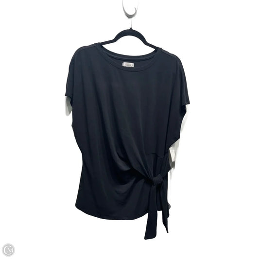 Top Short Sleeve By Nordstrom In Black, Size: Xxl
