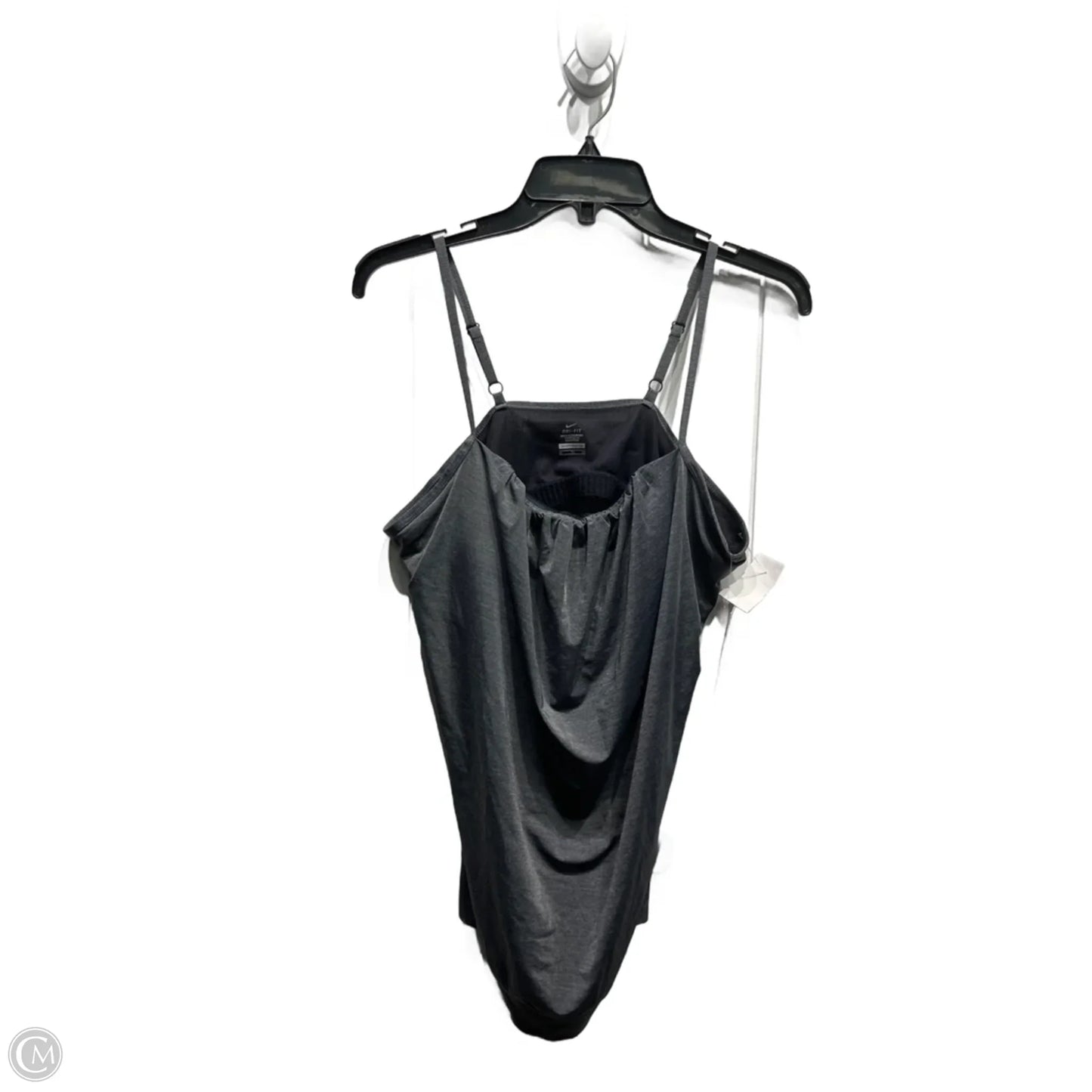 Athletic Tank Top By Nike Apparel In Grey, Size: Xl