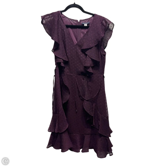 Dress Work By Tommy Hilfiger In Purple, Size: 10