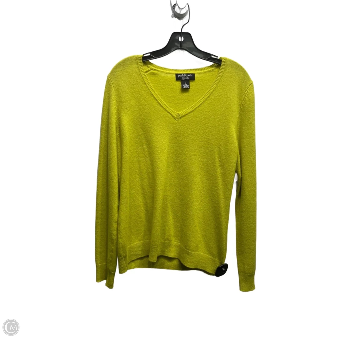 Sweater Cashmere By Peck And Peck In Green, Size: M