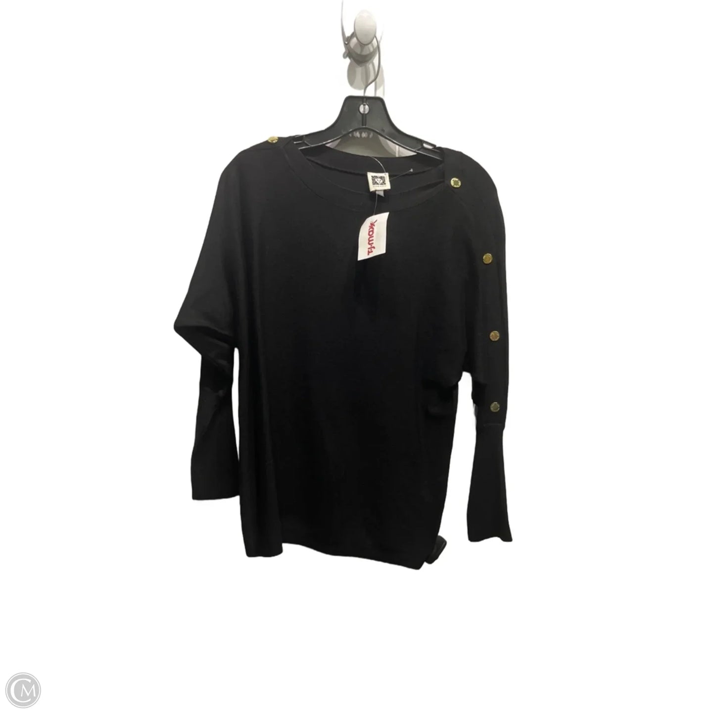 Sweater By Anne Klein In Black, Size: S
