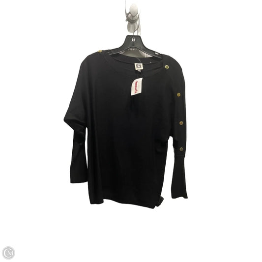 Sweater By Anne Klein In Black, Size: S