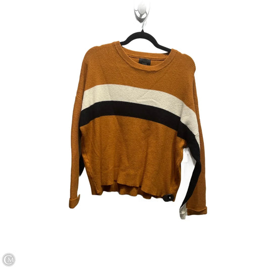 Sweater By Lumiere In Tan & White, Size: L