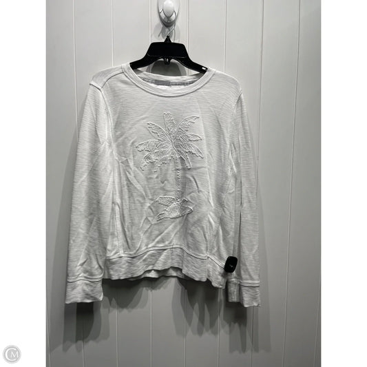 Top Long Sleeve By Tommy Bahama In White, Size: L