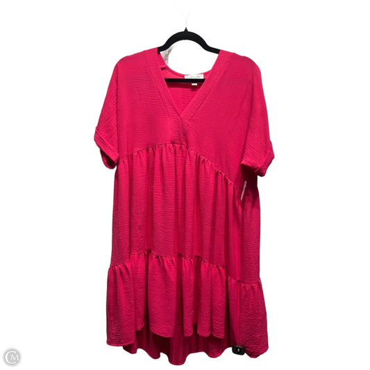 Dress Casual Short By She + Sky In Pink, Size: L