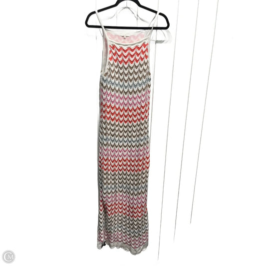 Dress Casual Maxi By Z Supply In Orange & White, Size: Xl