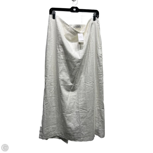 Skirt Maxi By Abercrombie And Fitch In White, Size: L
