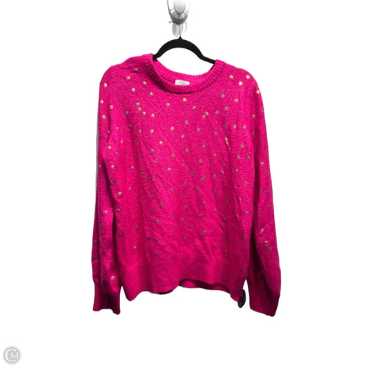 Sweater By Crown And Ivy In Pink, Size: Xl