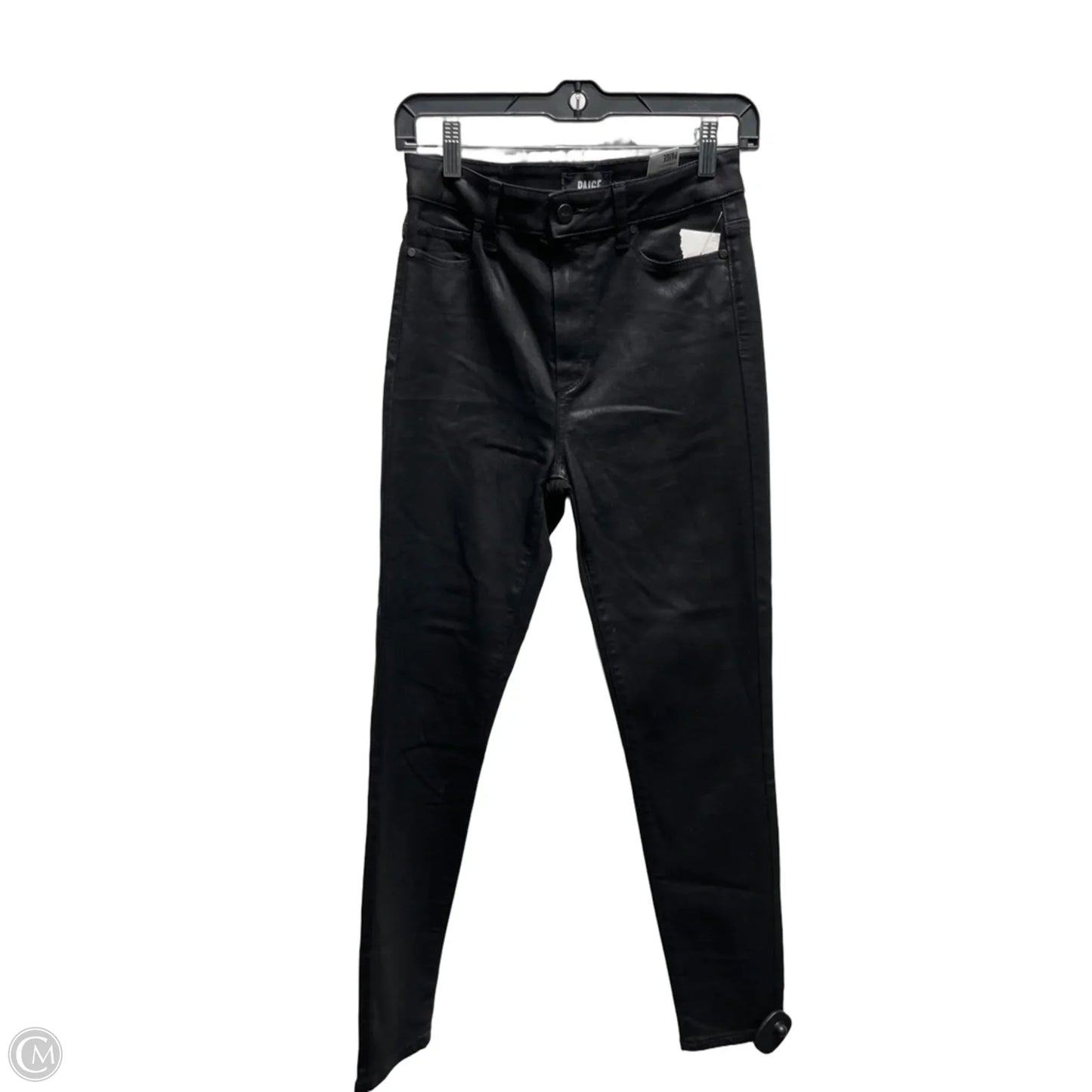 Jeans Skinny By Paige In Black, Size: 4