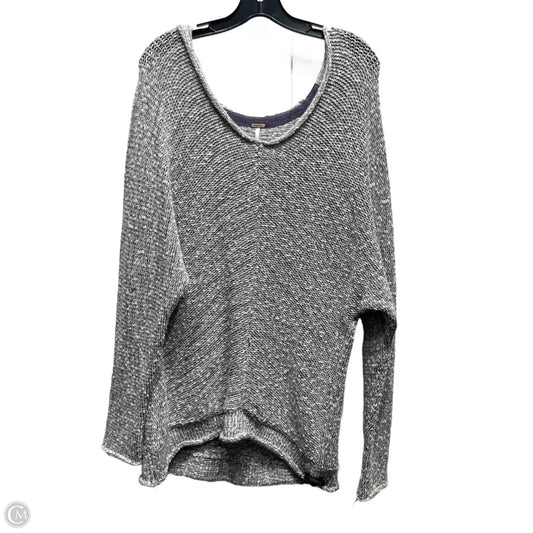 Sweater By Free People In Blue & White, Size: S