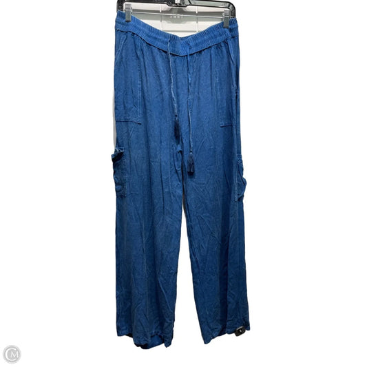 Pants Wide Leg By Clothes Mentor In Navy, Size: Xl