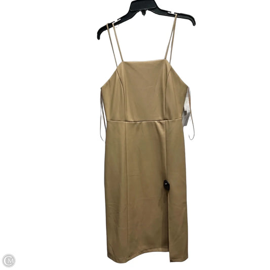 Dress Party Short By Kirious In Tan, Size: L