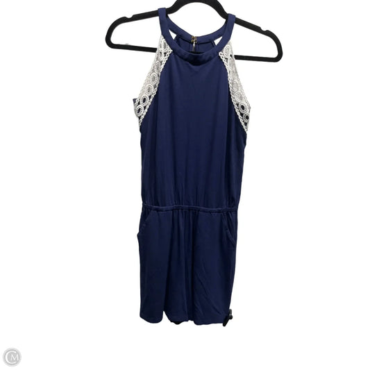 Romper Designer By Lilly Pulitzer In Navy, Size: Xxs