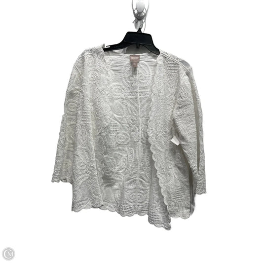 Cardigan By Chicos In White, Size: M