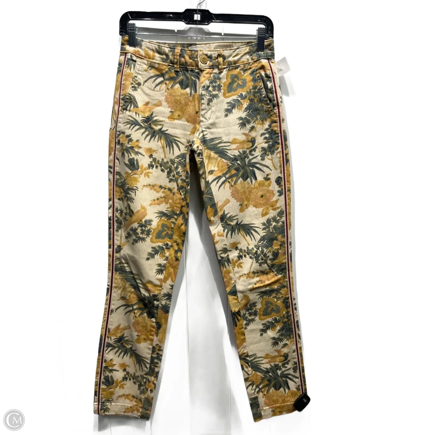 Pants Chinos & Khakis By Anthropologie In Cream & Yellow, Size: 2