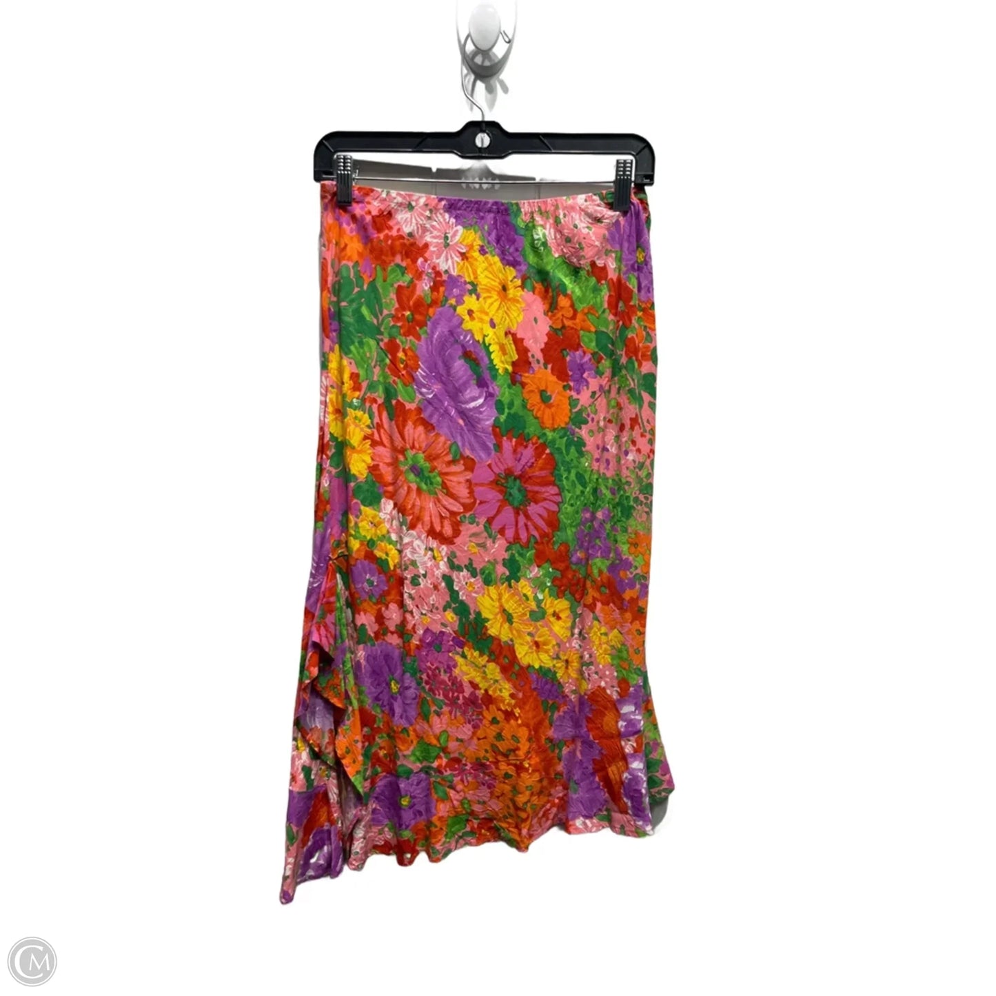 Skirt Midi By JAMS WORLD In Green & Red, Size: M