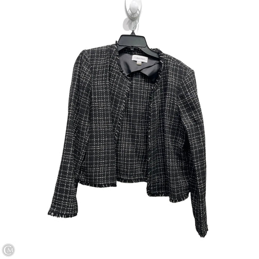 Blazer By Calvin Klein In Black & White, Size: 14