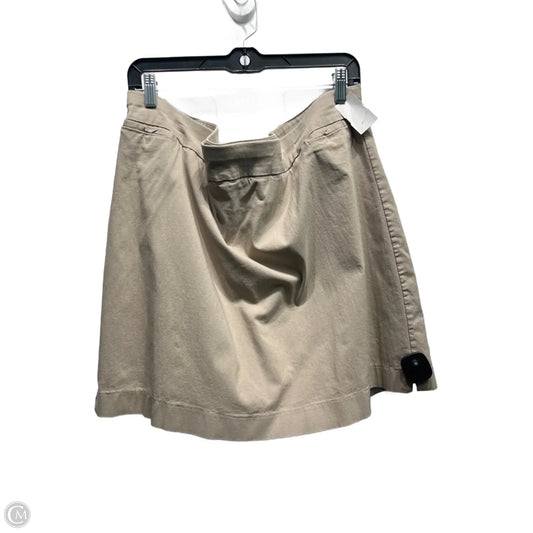 Skort By Kim Rogers In Taupe, Size: 22