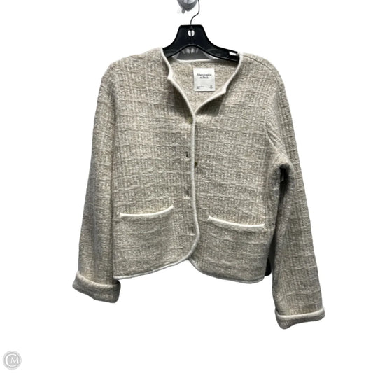Blazer By Abercrombie And Fitch In Tan & White, Size: Xs