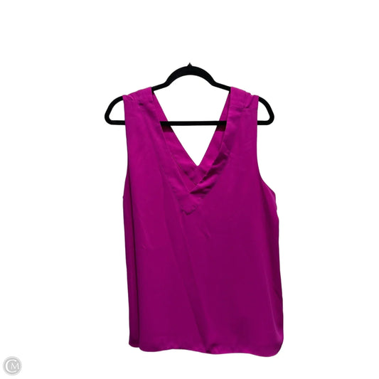 Top Sleeveless Designer By Lilly Pulitzer In Purple, Size: Xl
