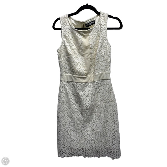 Dress Designer By Karl Lagerfeld In Cream, Size: 4