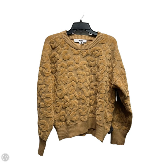Sweater By Dkny In Tan, Size: M