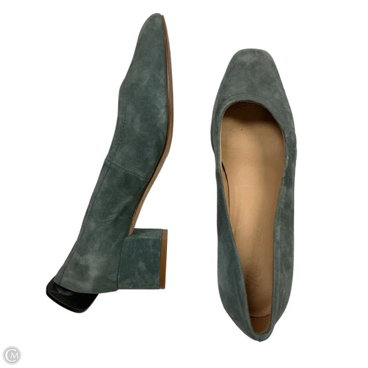 Shoes Heels Block By Madewell In Blue, Size: 9