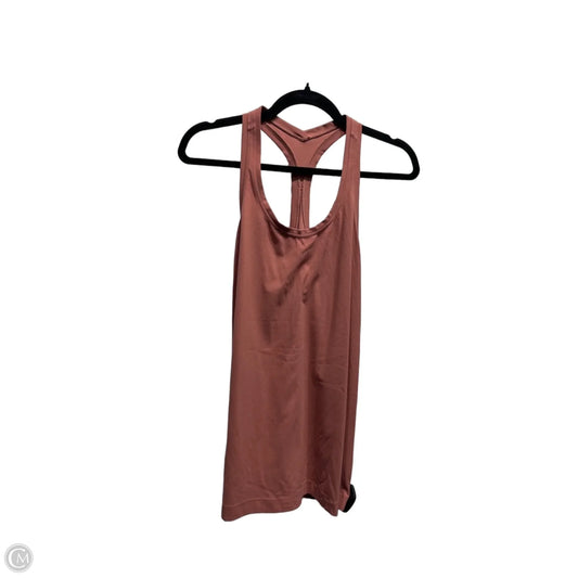 Athletic Tank Top By Lululemon In Orange, Size: M