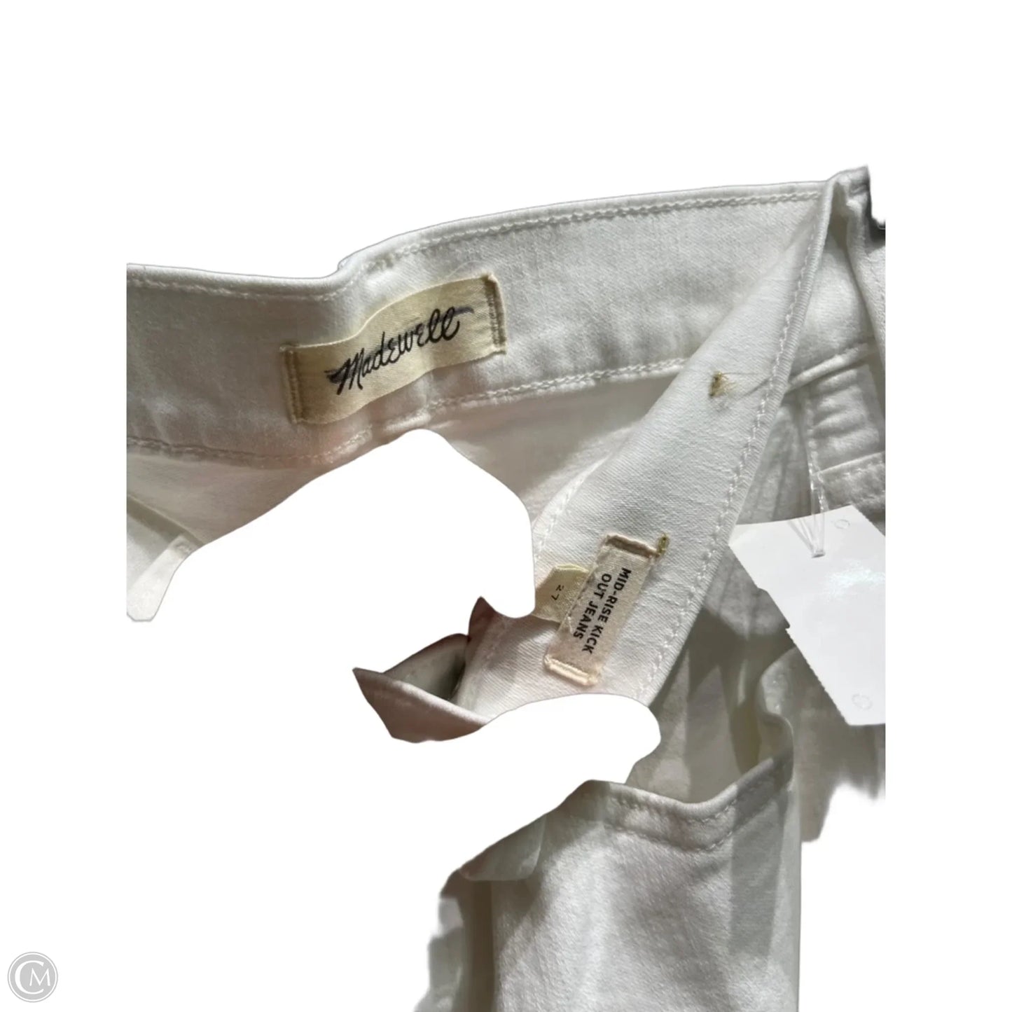 Jeans Boot Cut By Madewell In White, Size: 4