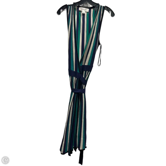 Dress Designer By Diane Von Furstenberg In Blue & Green, Size: S