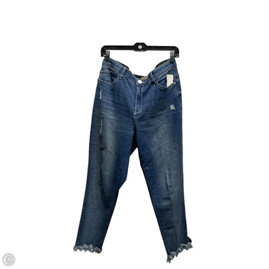 Jeans Skinny By Democracy In Blue Denim, Size: 14