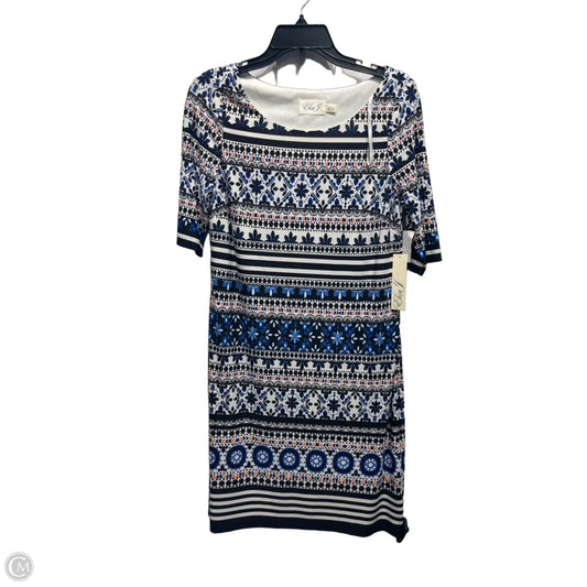 Dress Work By Eliza J In Blue & Orange, Size: 8